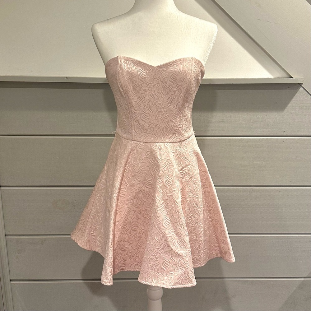 Forever 21 Blush Strapless Dress
